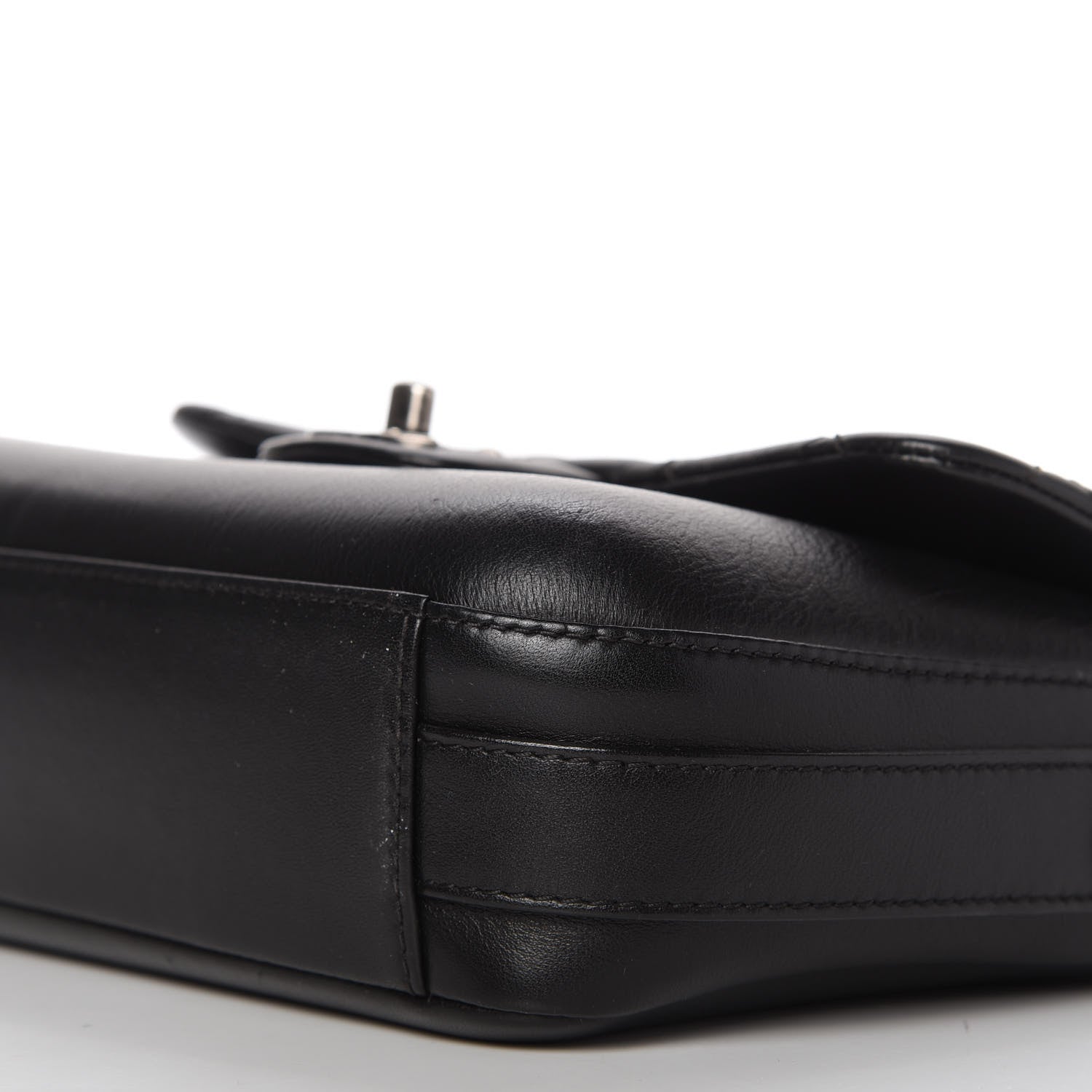 Chanel Calfskin Quilted Medium Rock My Shoulder Flap Black 7 of 10