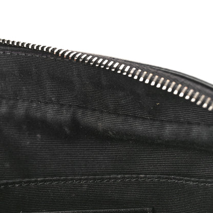 Saint Laurent Calfskin Matelasse Monogram Lou Camera Bag Black 10 of 12