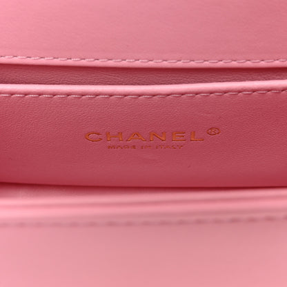 Chanel Lambskin Quilted Small Boy Flap Pink 6 of 12