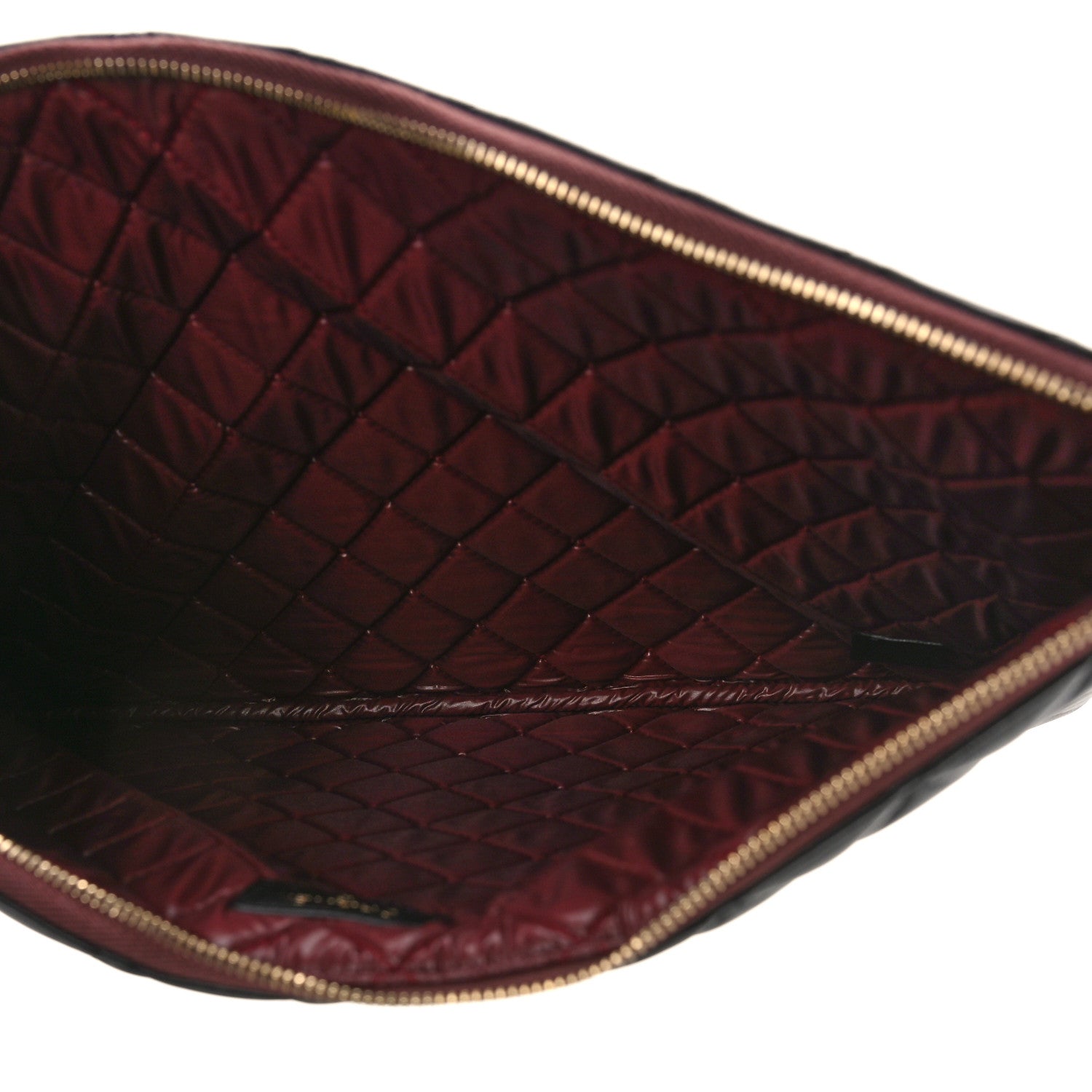Chanel Lambskin Quilted Large Cosmetic Case Black 5 of 8