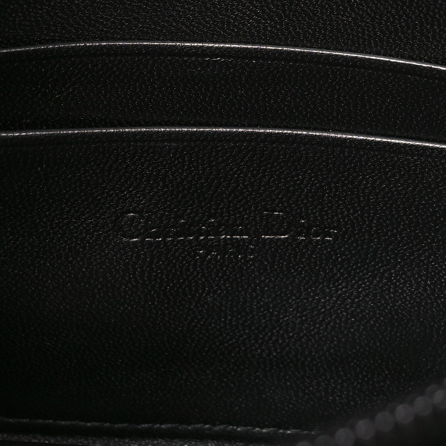 Christian Dior Calfskin Macrocannage Mini Caro Bag Black 6 of 10
