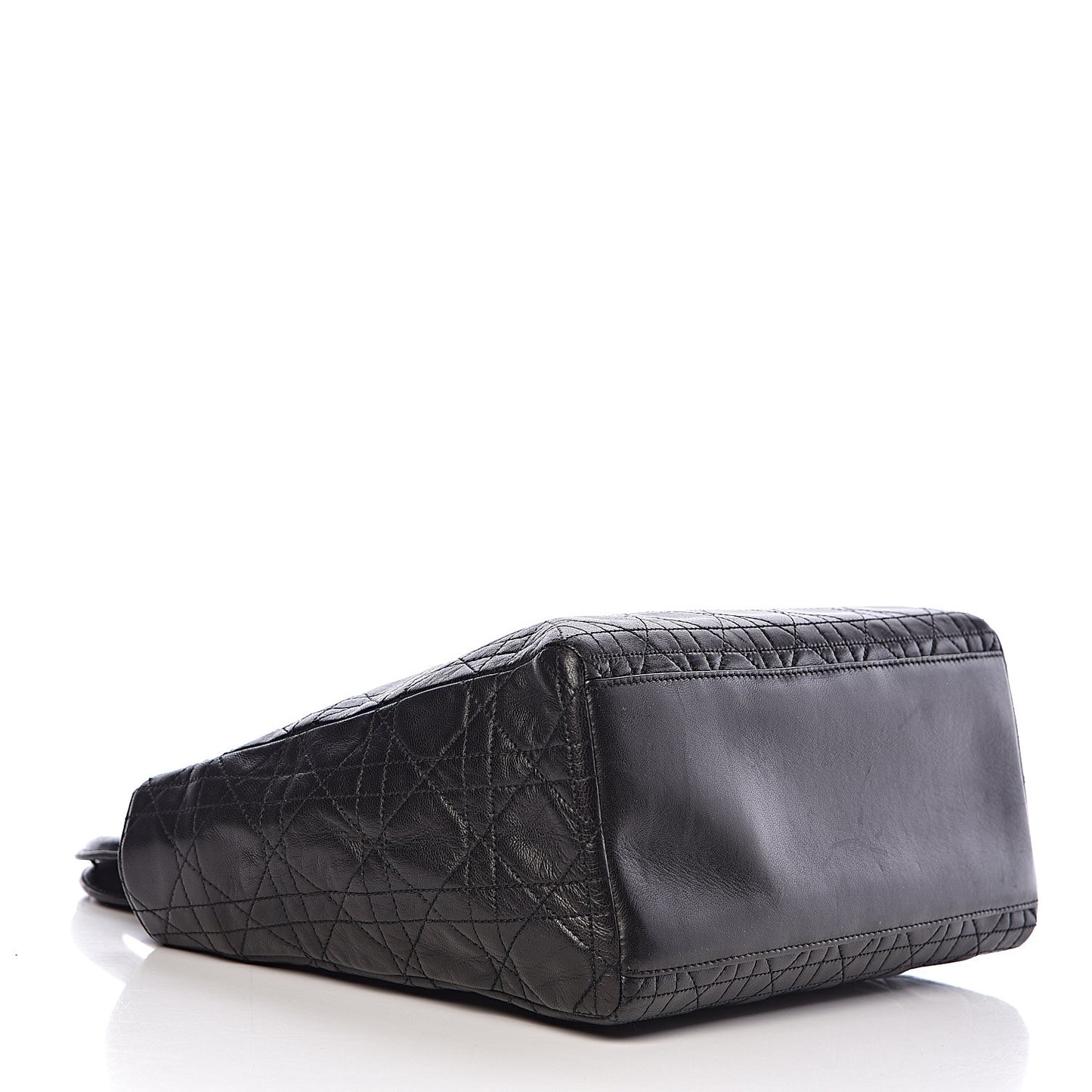 Lambskin Cannage Medium Lady Dior Black