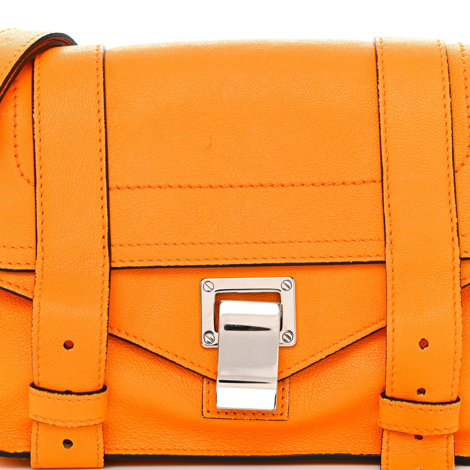 Proenza Schouler Lambskin PS1 Mini Crossbody Bag Marigold 7 of 12