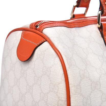 Gucci GG Plus Monogram Web Stripe Medium Joy Boston Orange 14 of 17