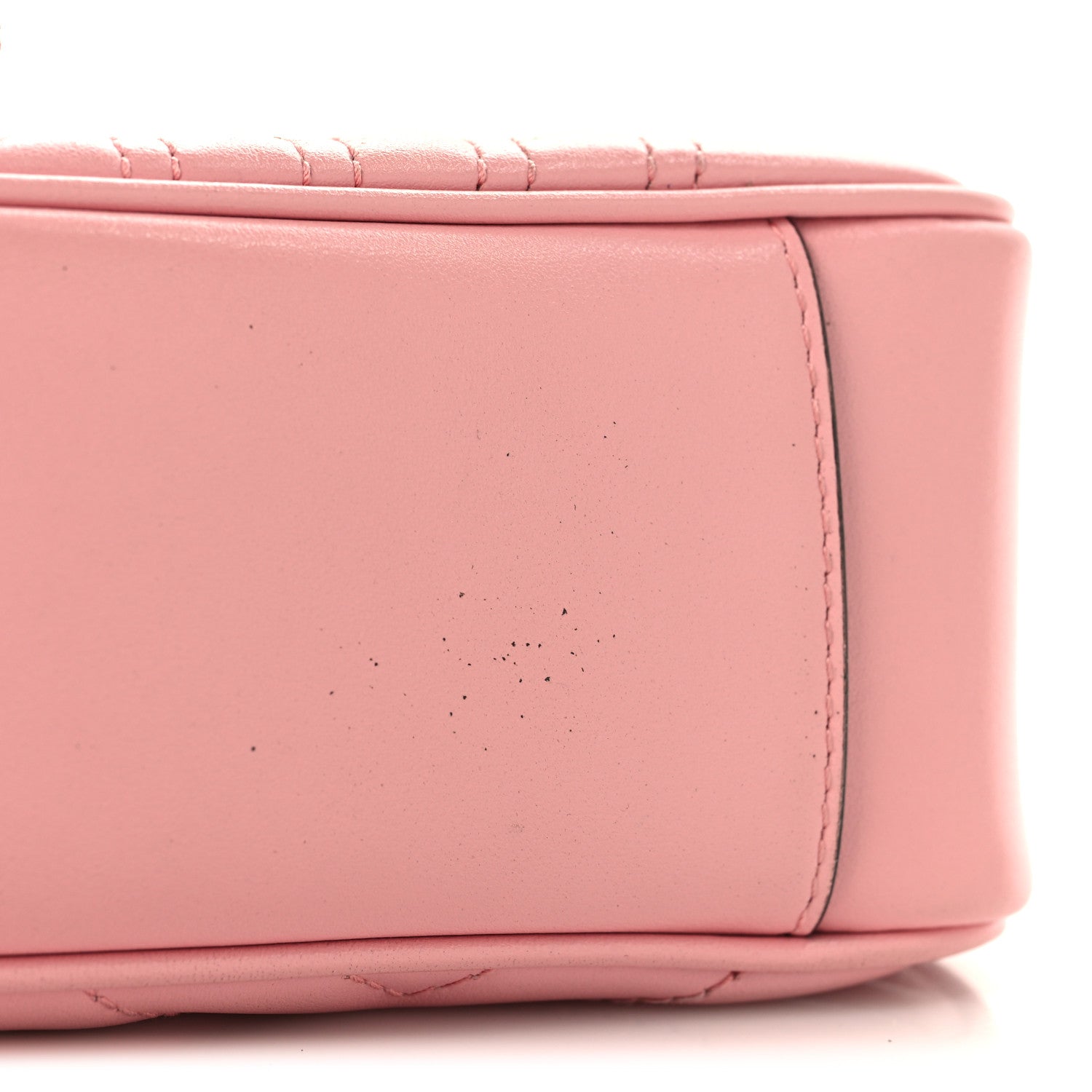 Gucci Calfskin Matelasse Small GG Marmont Shoulder Bag Wild Rose 11 of 11