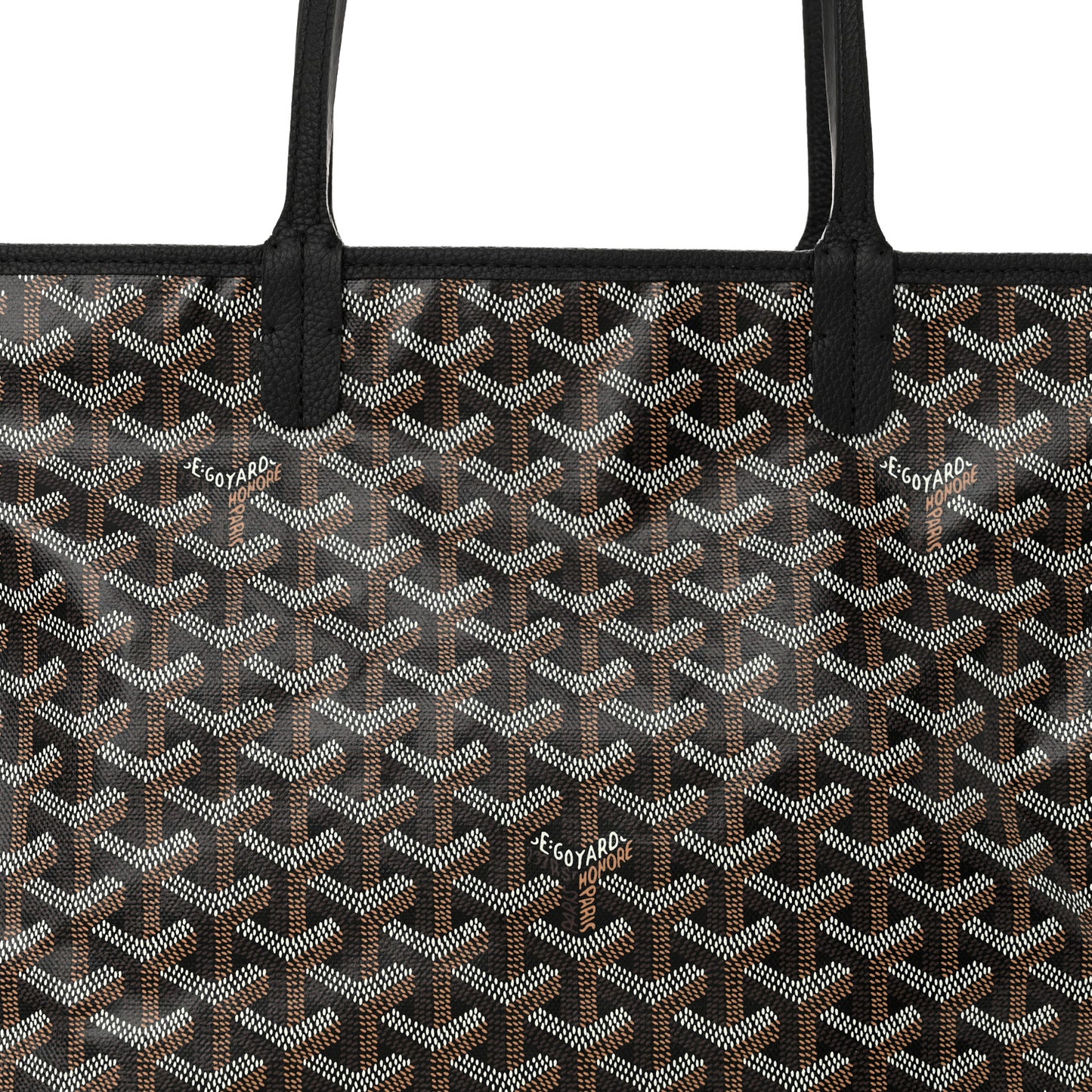 Goyardine Sac Hardy Pet Carrier PM Black