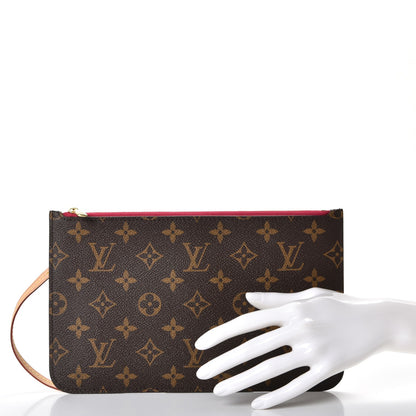 Louis Vuitton Monogram Neverfull MM GM Pochette Pivoine 2 of 8