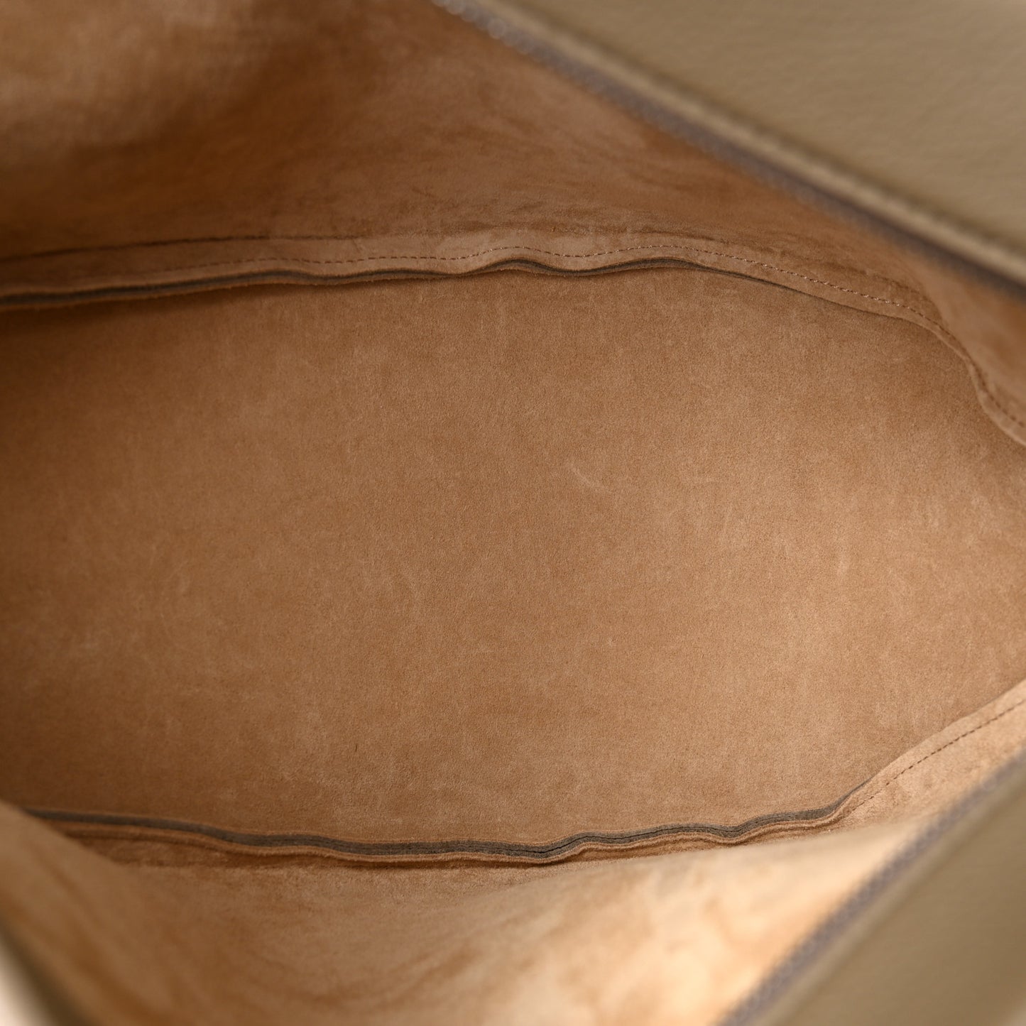 Grained Calfskin Large Slouchy Banana Bag Military Beige