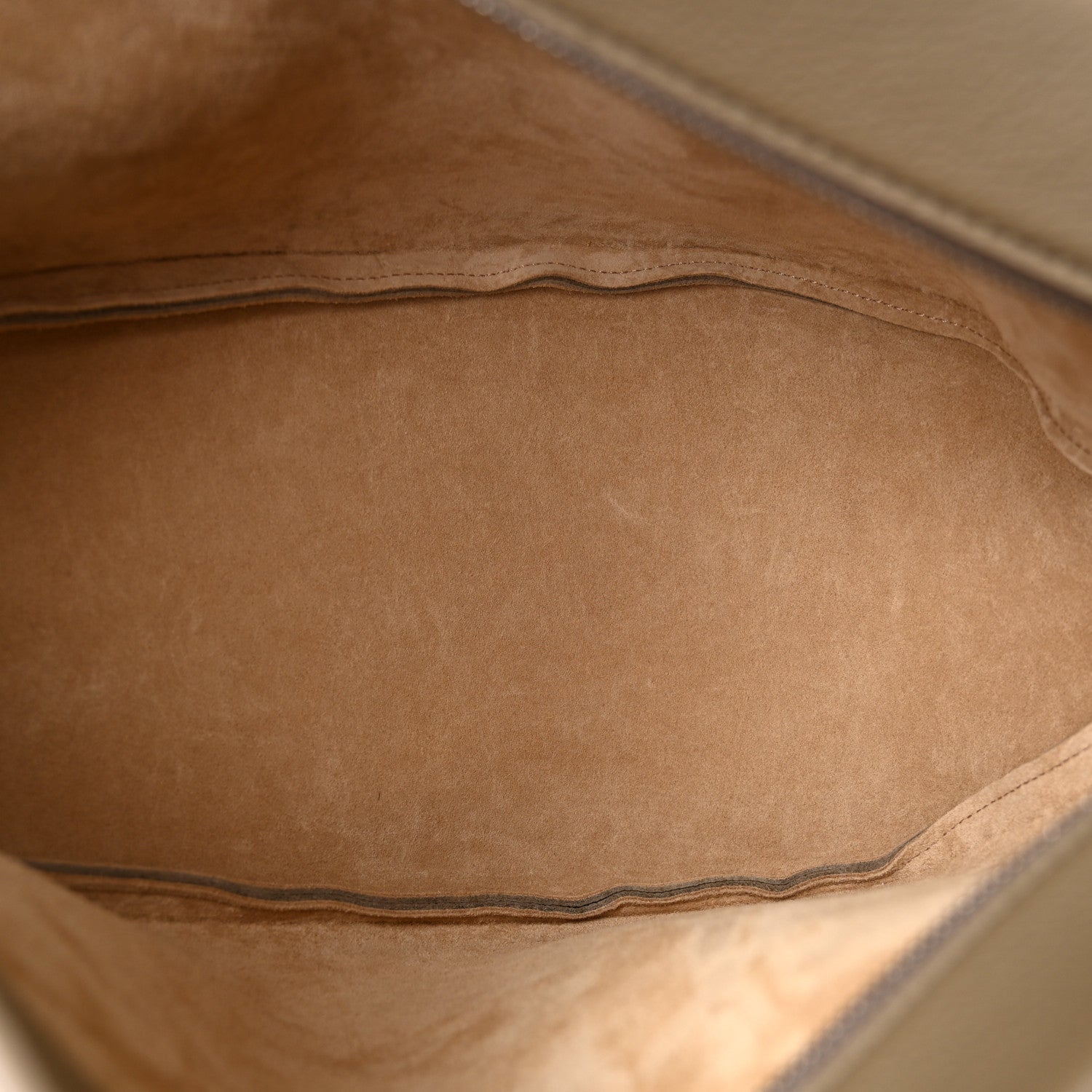 The Row Grained Calfskin Large Slouchy Banana Bag Military Beige 5 of 10