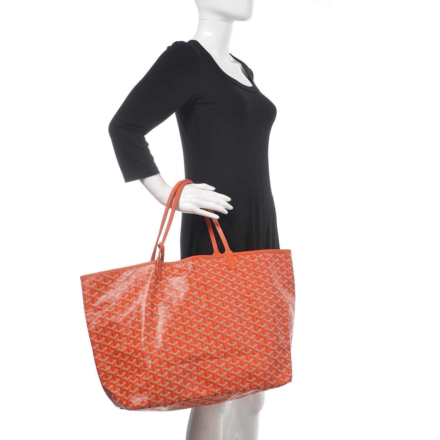 Goyard Goyardine Saint Louis GM Orange 2 of 9