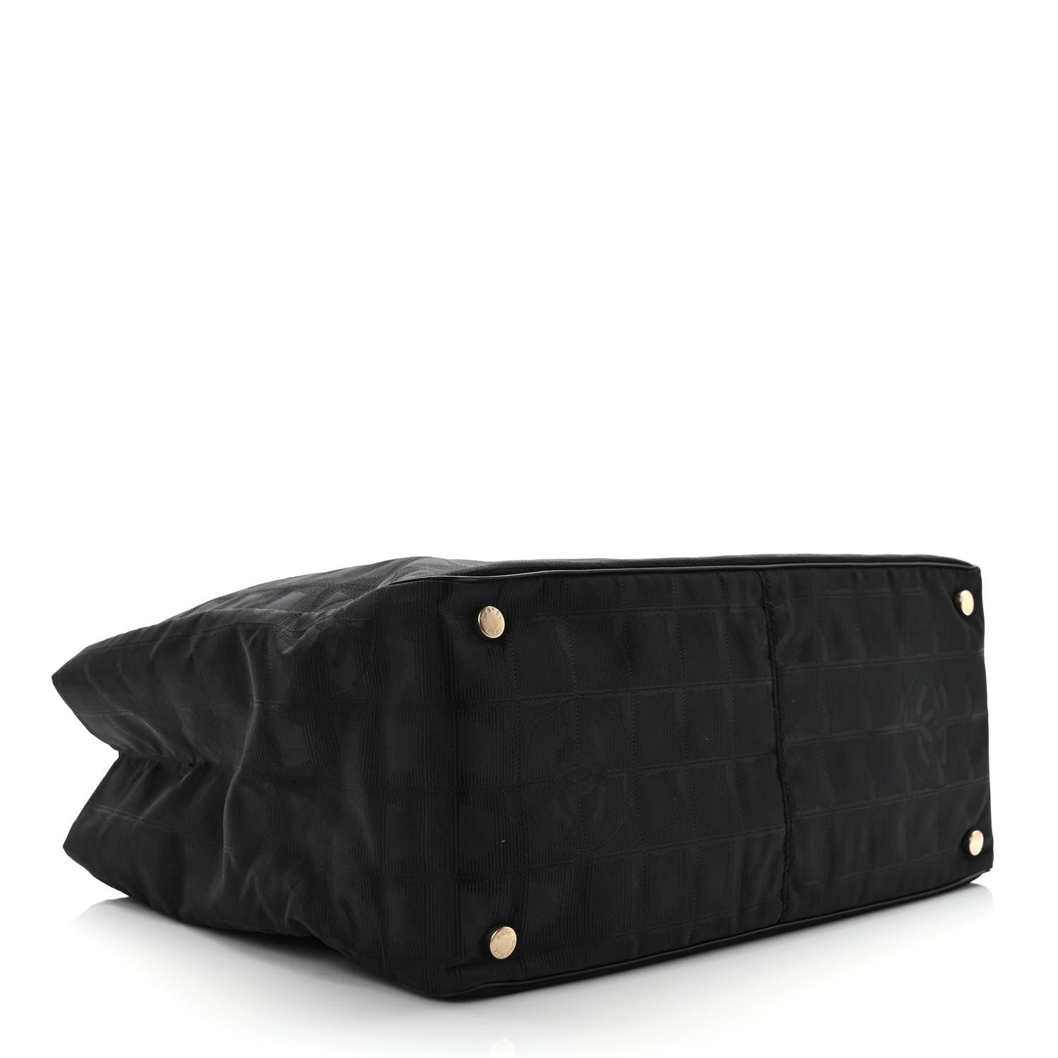 Chanel Nylon Large Travel Tote Black 3 of 7