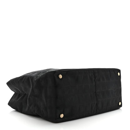 Chanel Nylon Large Travel Tote Black 3 of 7