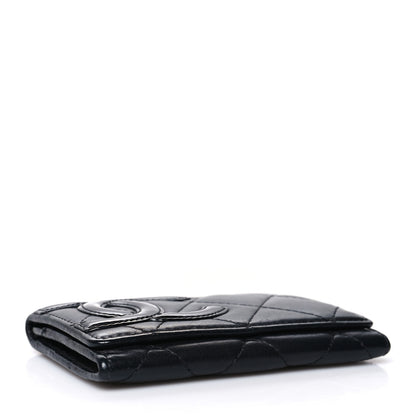 Chanel Calfskin Quilted Cambon Business Card Holder Black 4 of 9