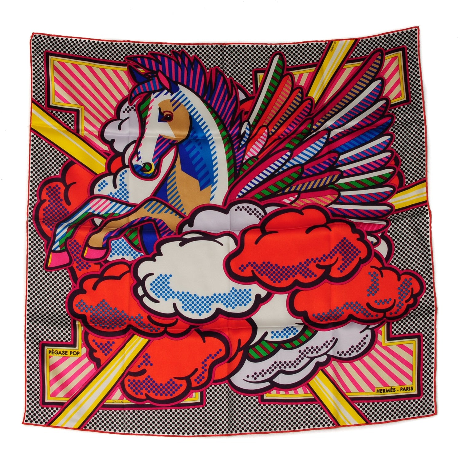 Hermes Silk Pegase Pop Scarf 70 2 of 7