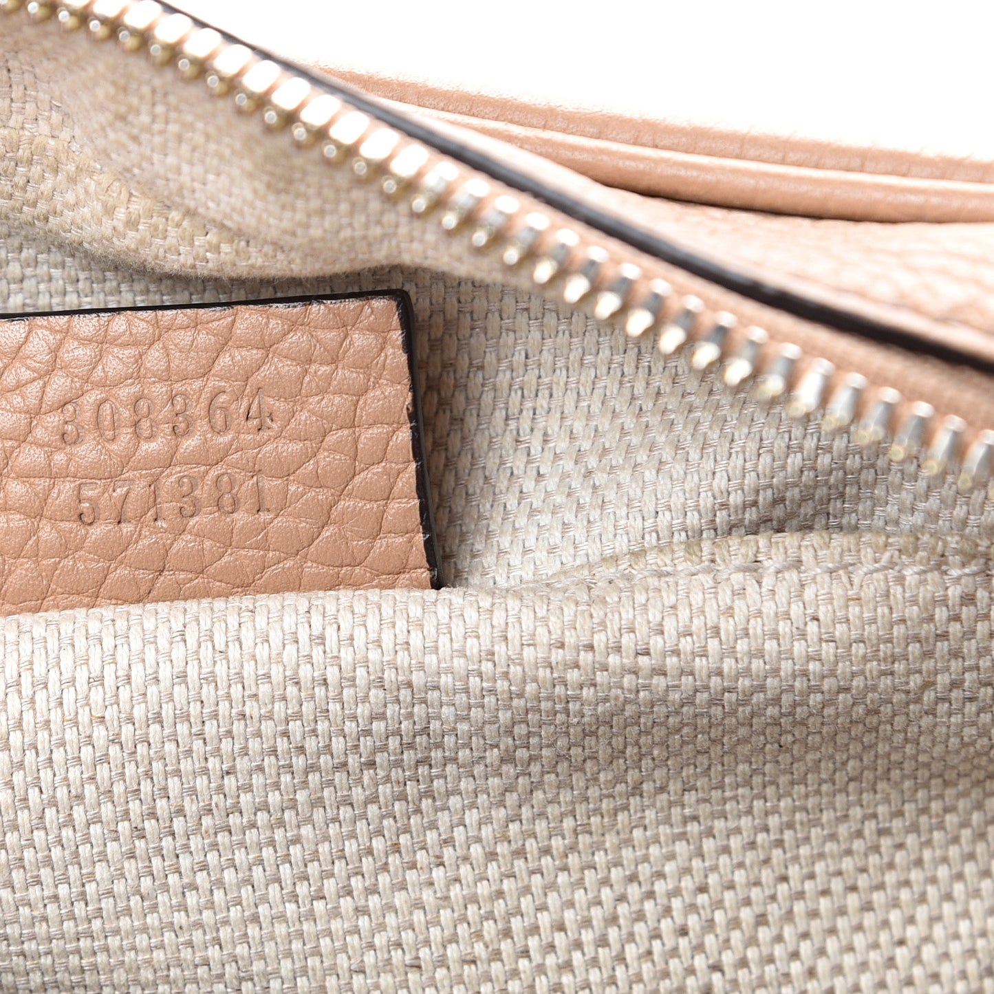 Pebbled Calfskin Small Soho Disco Bag Camelia