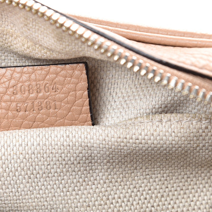 Gucci Pebbled Calfskin Small Soho Disco Bag Camelia 6 of 17