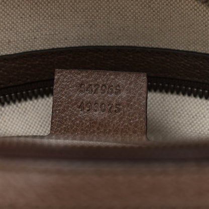 Gucci GG Supreme Monogram Calfskin Web Small Ophidia Day Backpack Beige Ebony New Acero 7 of 11