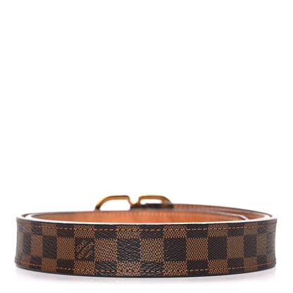 Louis Vuitton Damier Ebene Mini 25mm Belt 80 32 2 of 10