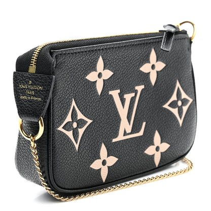 Louis Vuitton Empreinte Monogram Giant Mini Pochette Accessories Black 3 of 8