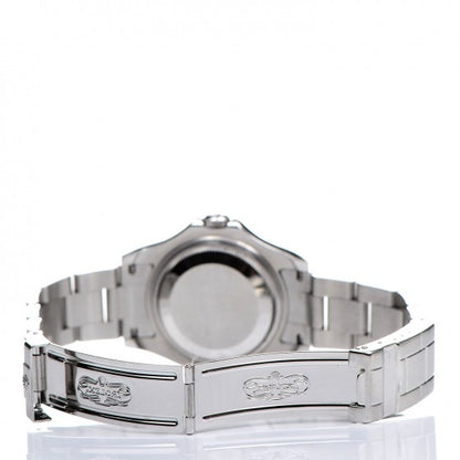 Rolex Stainless Steel Platinum 35mm Yacht-Master Watch Silver 168622 6 of 7