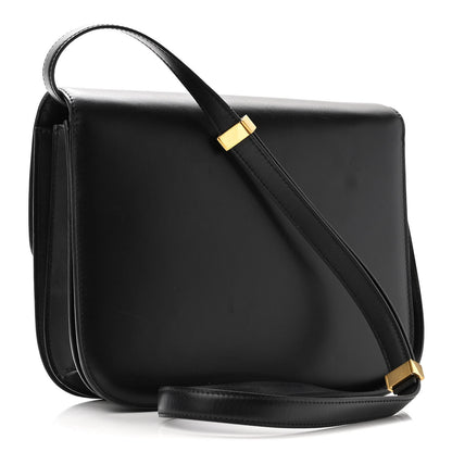 Celine Box Calfskin Medium Classic Box Flap Bag Black 2 of 9
