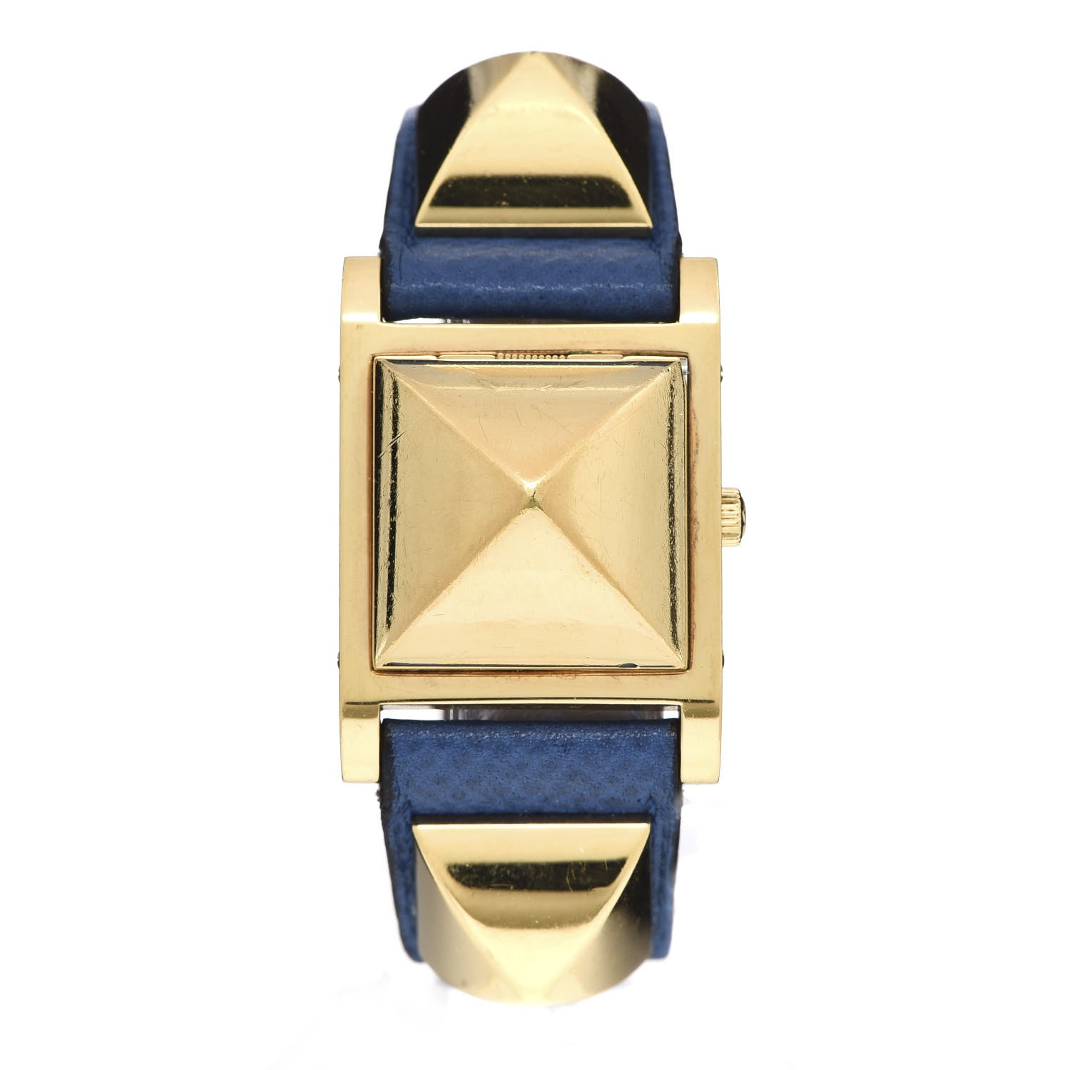 Hermes Stainless Steel Courchevel 23mm Medor Quartz Watch Bleu France 1 of 10