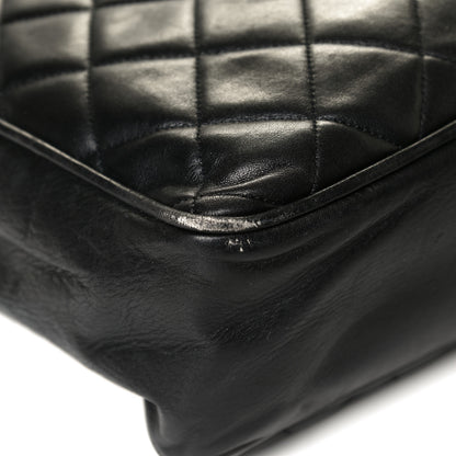 Chanel Lambskin Quilted Shopping Tote Black 8 of 8