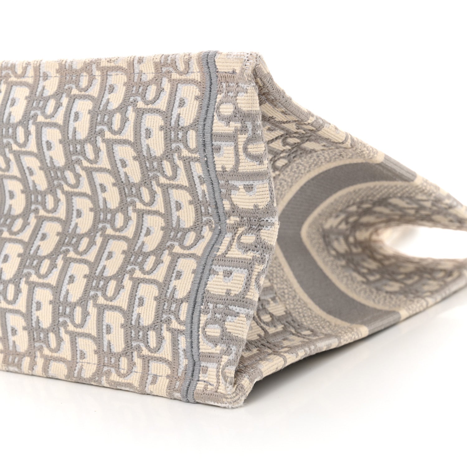 Christian Dior Oblique Medium Book Tote Grey 10 of 14