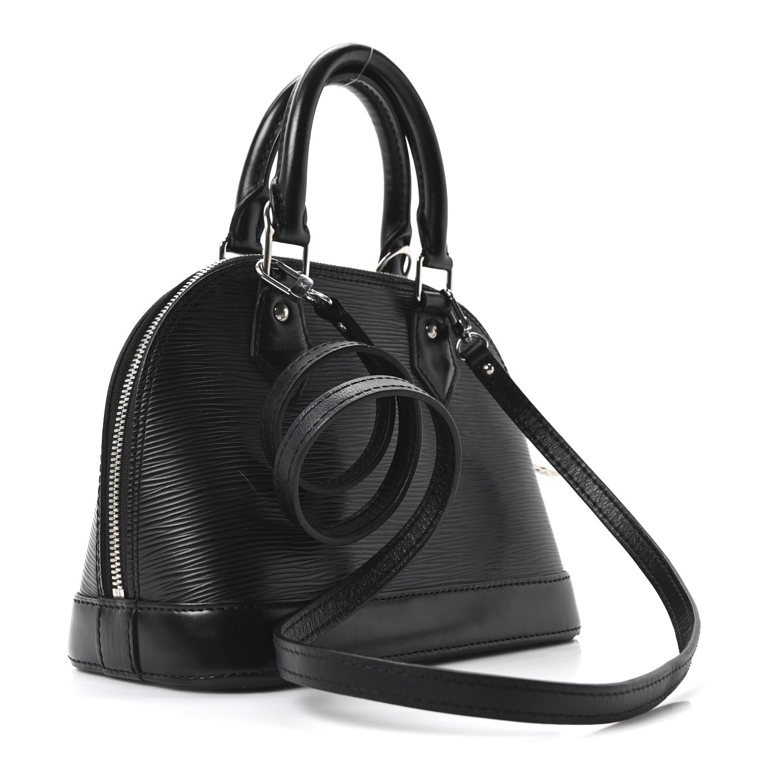 Louis Vuitton Epi Alma BB Black Black 3 of 9