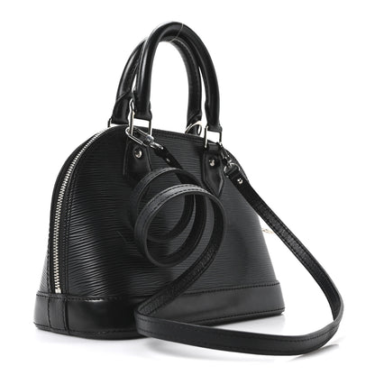 Louis Vuitton Epi Alma BB Black Black 3 of 9