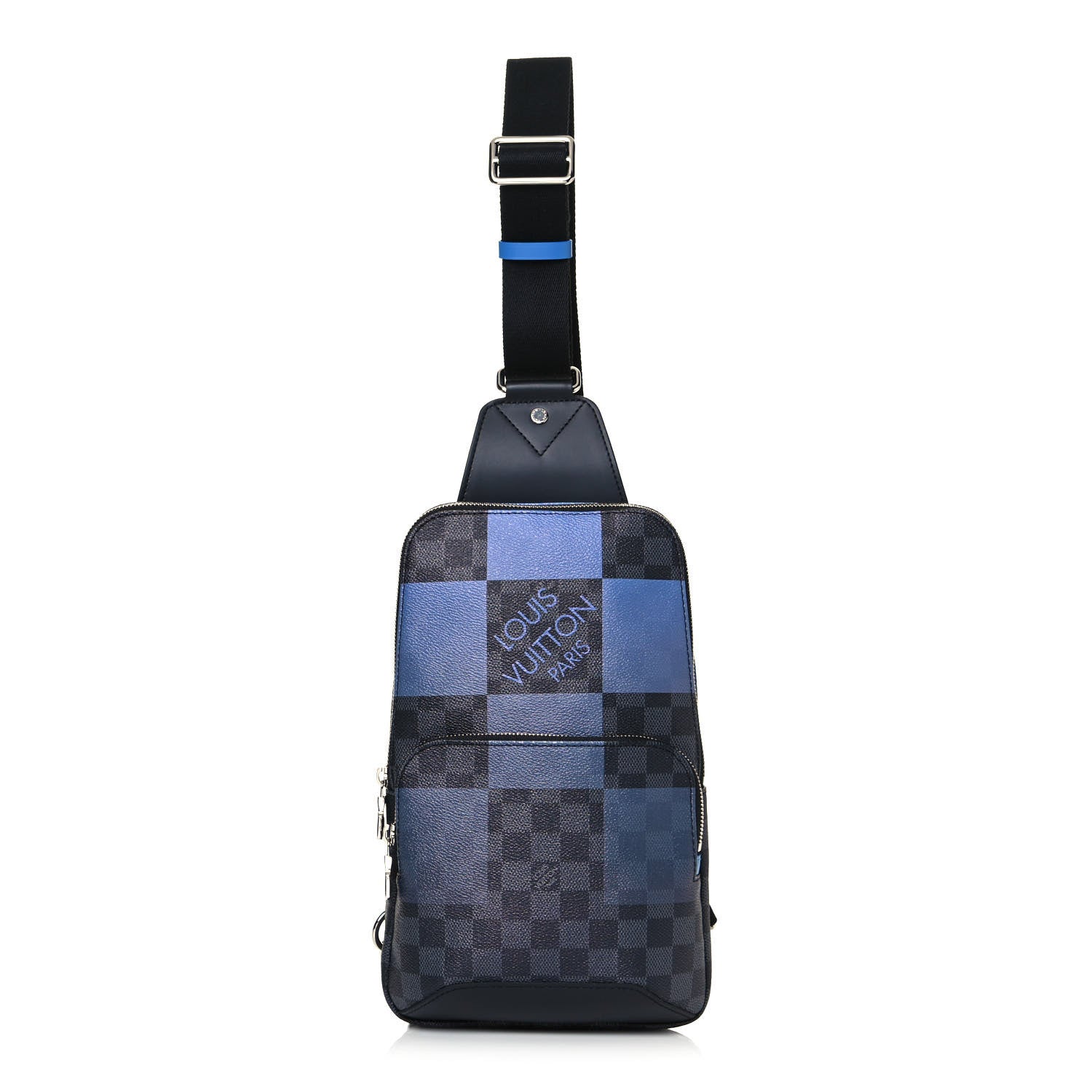 Louis Vuitton Damier Graphite Giant Avenue Sling Backpack Blue 1 of 12