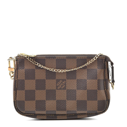 Louis Vuitton Damier Ebene Mini Pochette Accessories 1 of 8