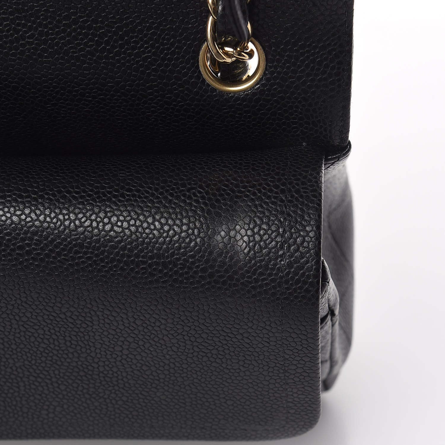 Chanel Caviar Quilted Jumbo Double Flap Black 12 of 18