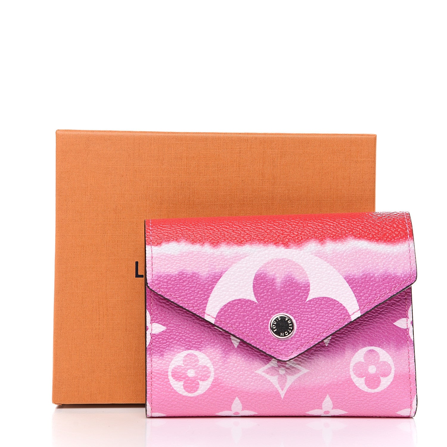 Louis Vuitton Monogram Escale Victorine Wallet Red 6 of 6