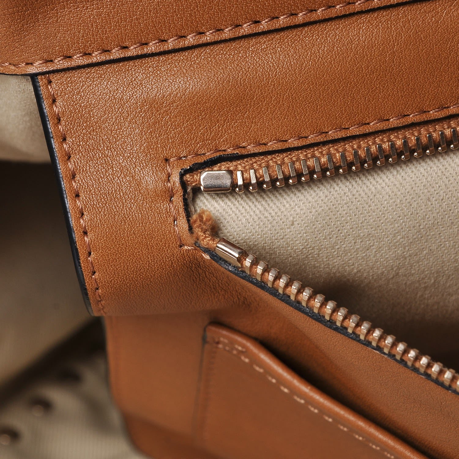 Valentino Garavani Vitello Medium Rockstud Tote Tan 9 of 9