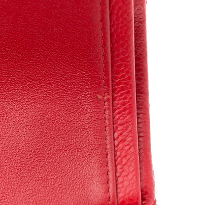 Chanel Caviar Quilted Medium Double Flap Red 11 of 13