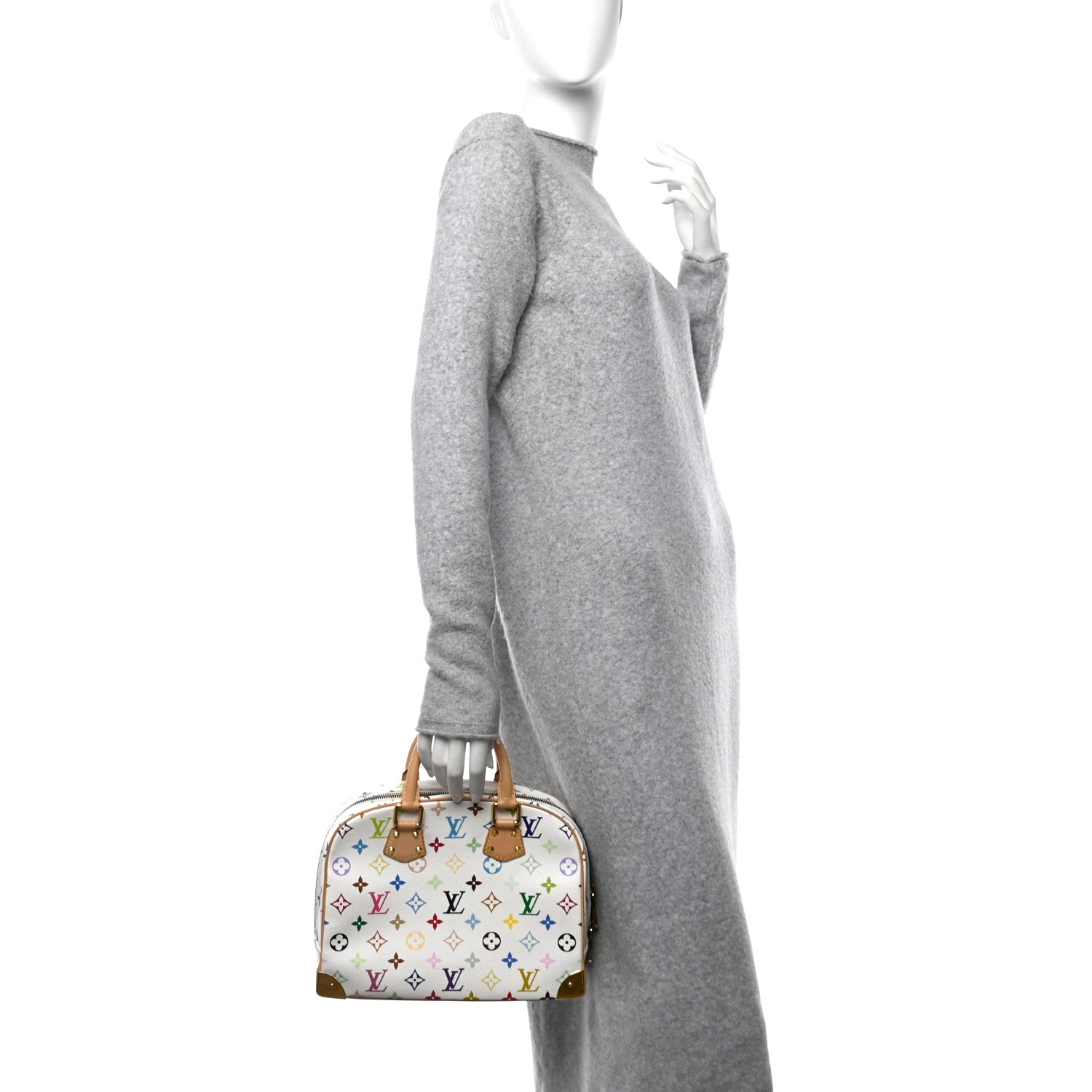Louis Vuitton Monogram Multicolor Trouville White 2 of 10