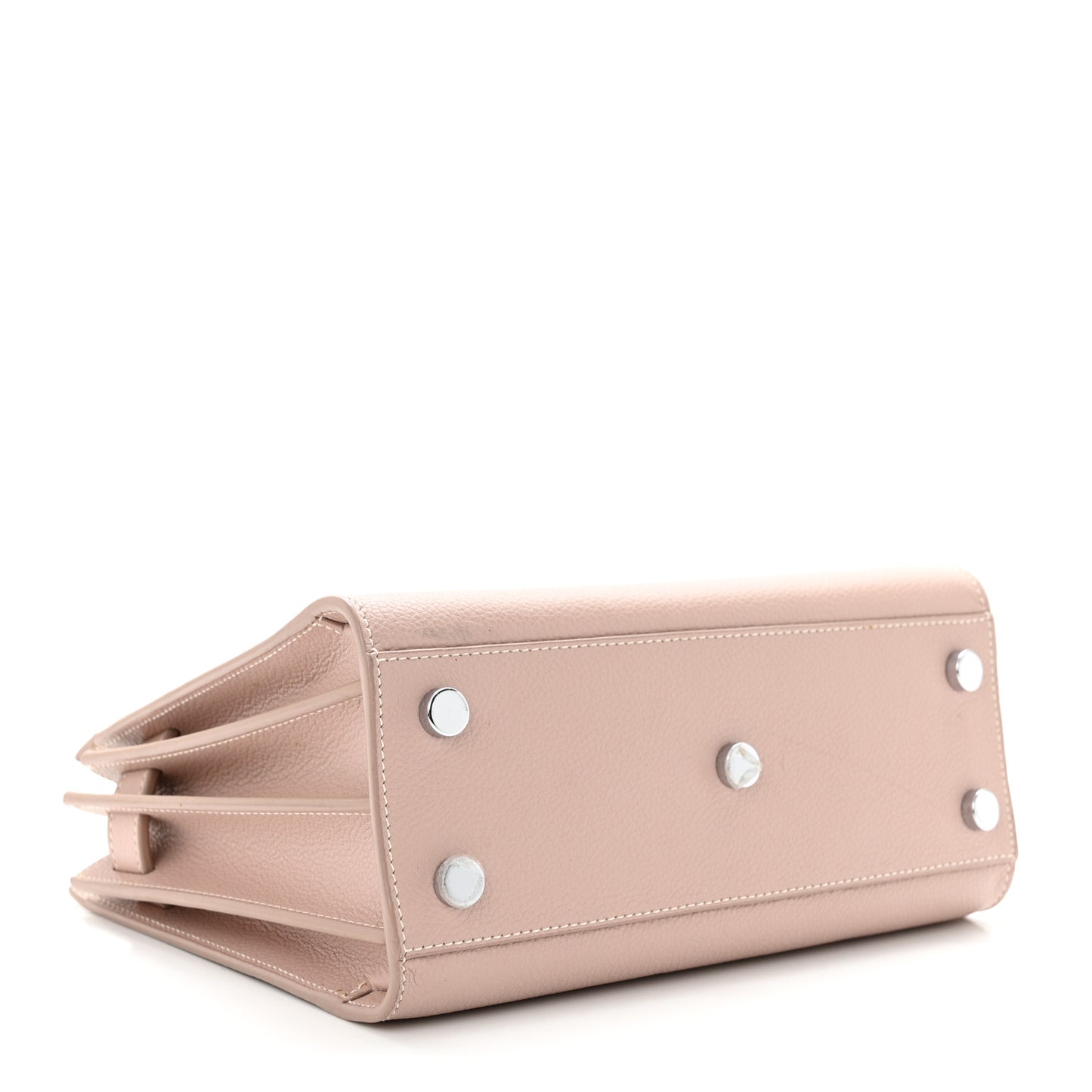 Grained Calfskin Nano Sac De Jour Antique Rose