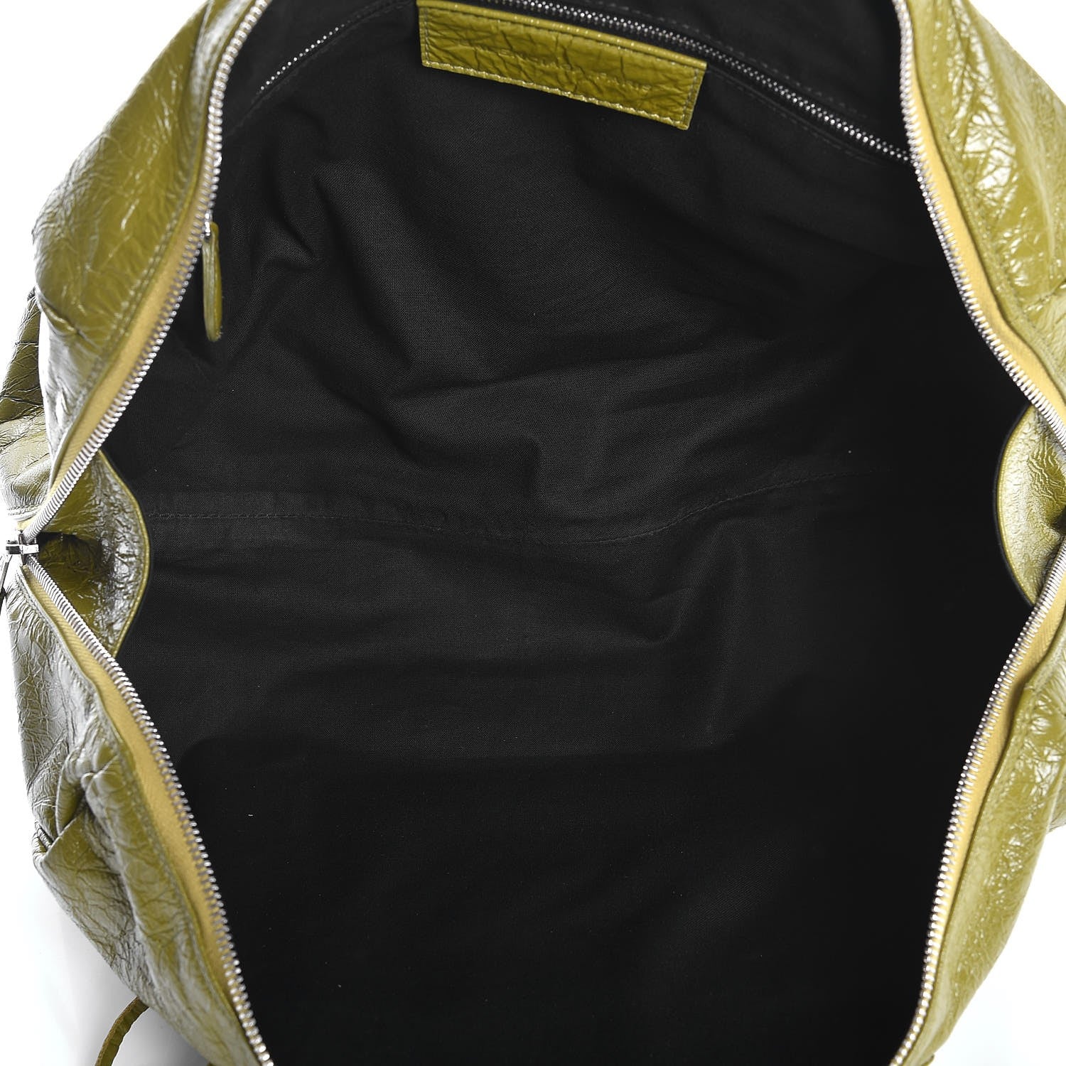 Balenciaga Patent Duffel Green 5 of 7