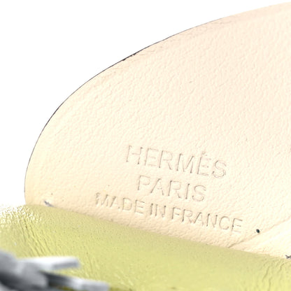 Hermes Milo Lambskin Grigri Rodeo Pegase Horse Bag Charm PM Jaune Bourgeon Bleu Brume Nata 3 of 7