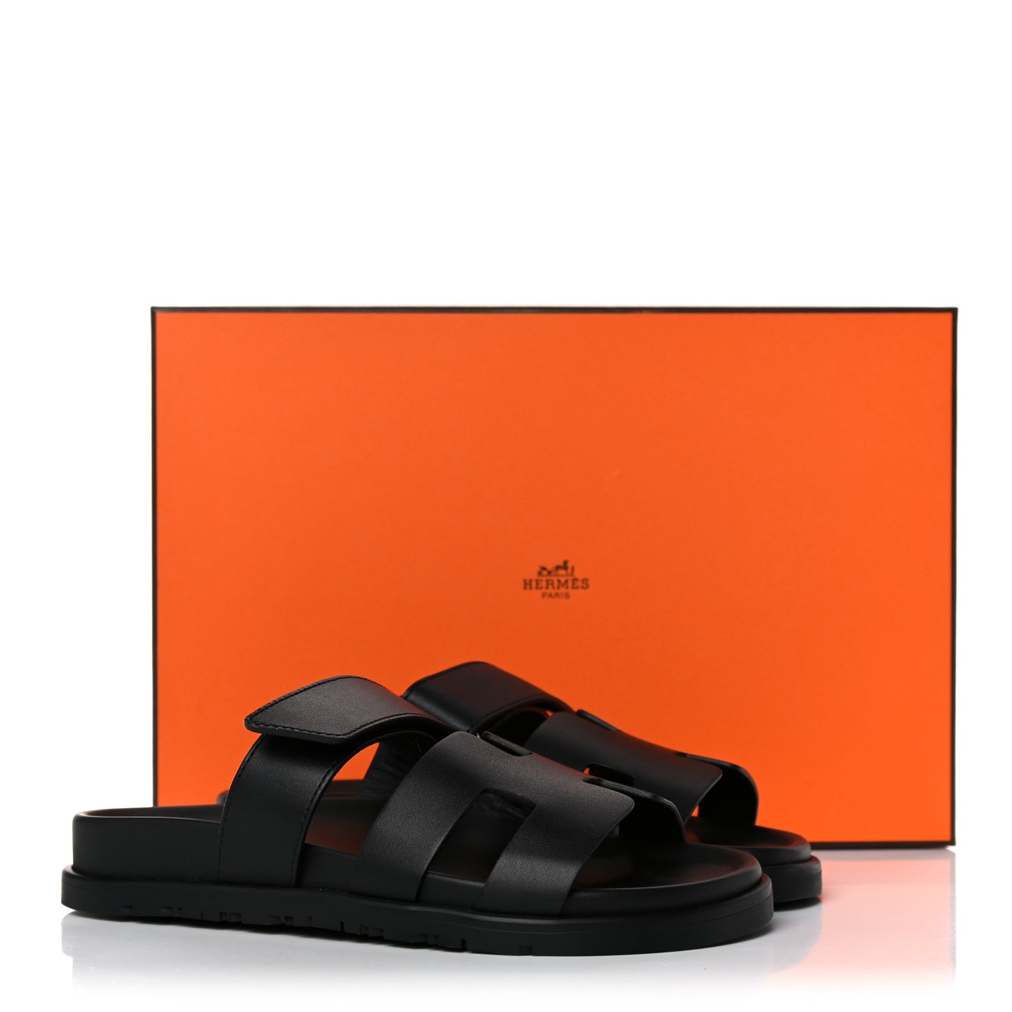 Calfskin Womens Chypre Sandals 35 Black