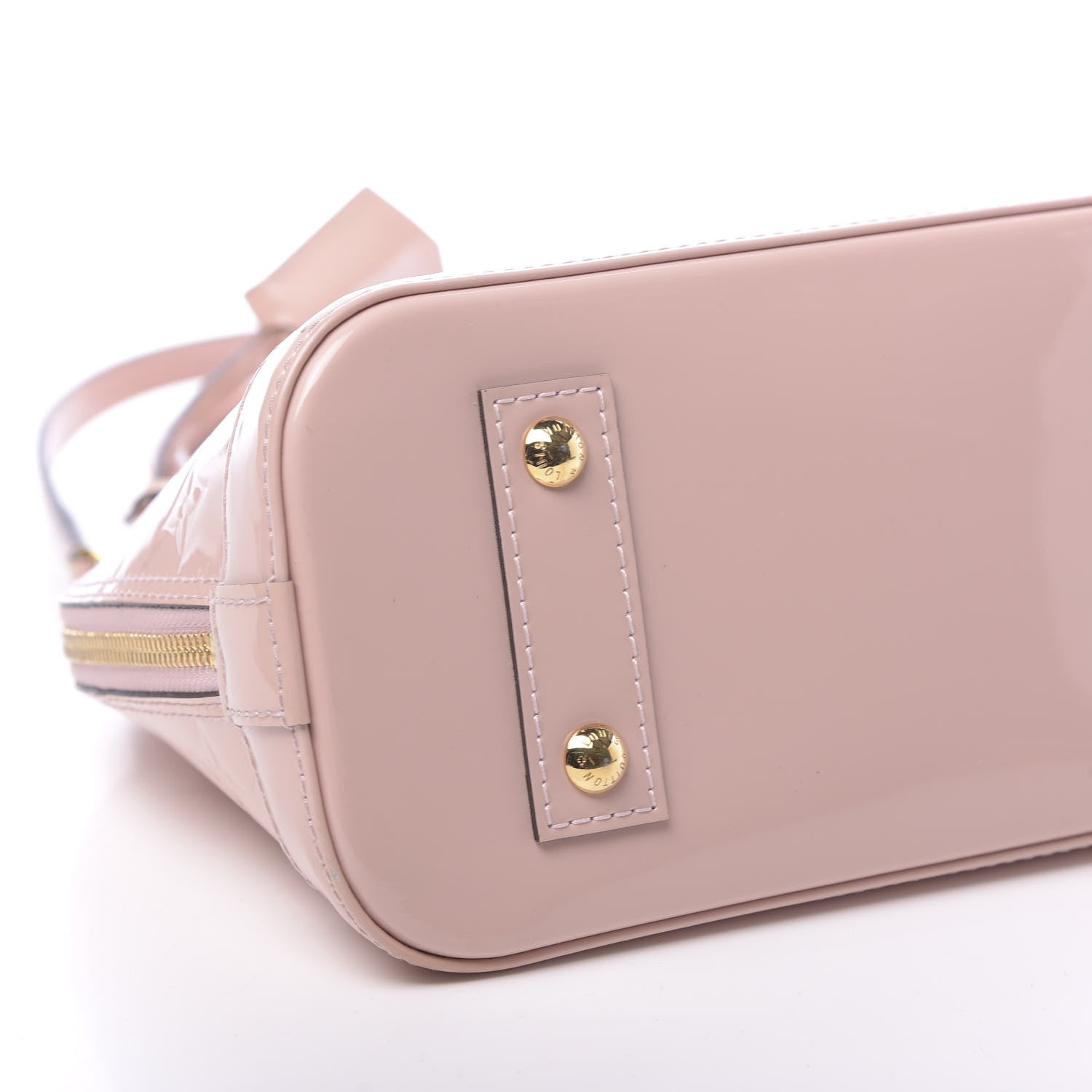 Louis Vuitton Vernis Alma BB Rose Ballerine 10 of 12