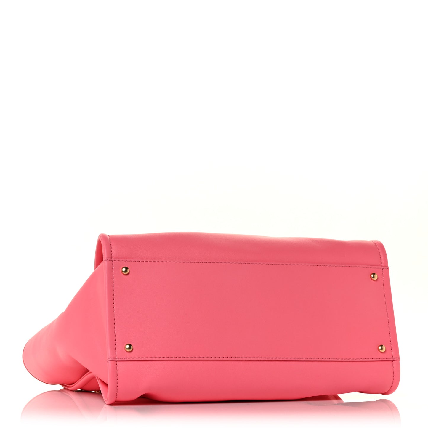 Calfskin Medium Deauville Tote Coral Pink