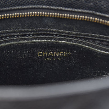 Chanel Caviar Quilted Medallion Tote Black 6 of 12