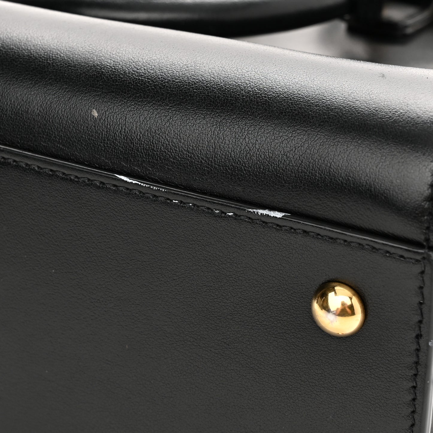 Calfskin Monogram Baby Cabas Black