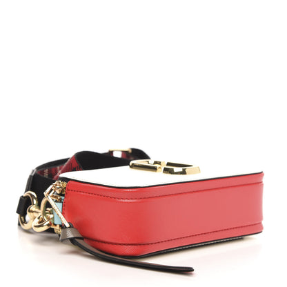 Marc Jacobs Saffiano Small Snapshot Camera Bag Porcelain Multi 4 of 9