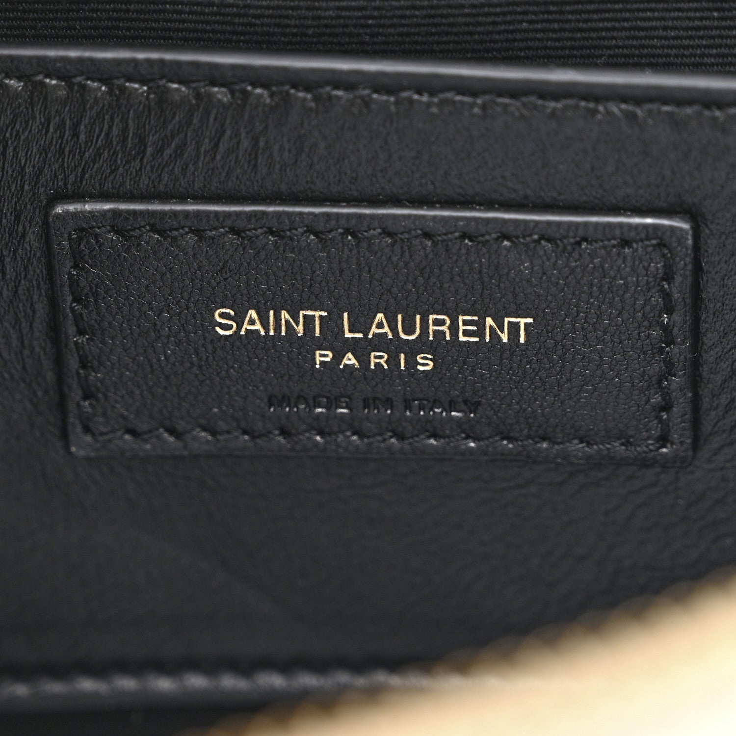 Saint Laurent Grain de Poudre Quilted 80's Vanity Bag Crema Soft Crema Soft 6 of 10