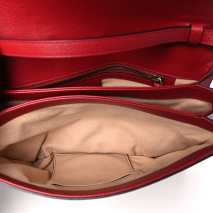 Gucci GG Supreme Monogram Medium Queen Margaret Shoulder Bag Red 5 of 10