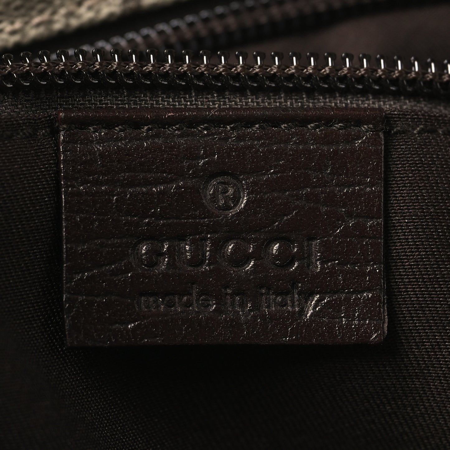 GG Plus Monogram Medium Flat Messenger Bag Dark Brown