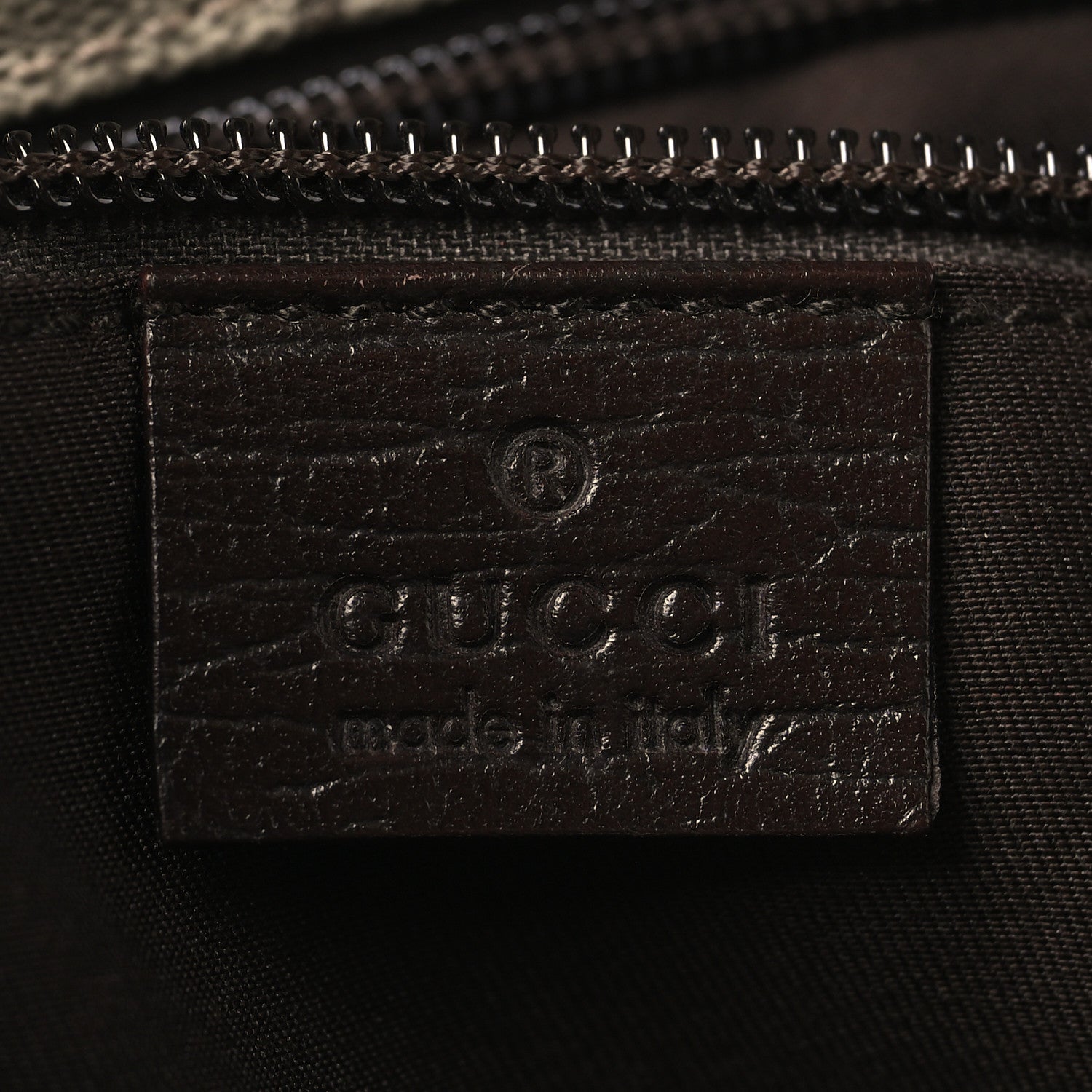 Gucci GG Plus Monogram Medium Flat Messenger Bag Dark Brown 6 of 10
